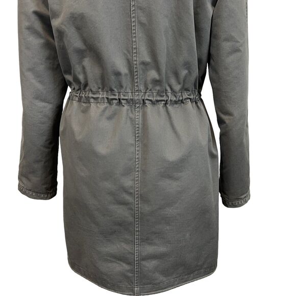 Yves Salomon Army Parka With Rabbit Fur Lining and Hood Size 34 - Picture 15 of 16